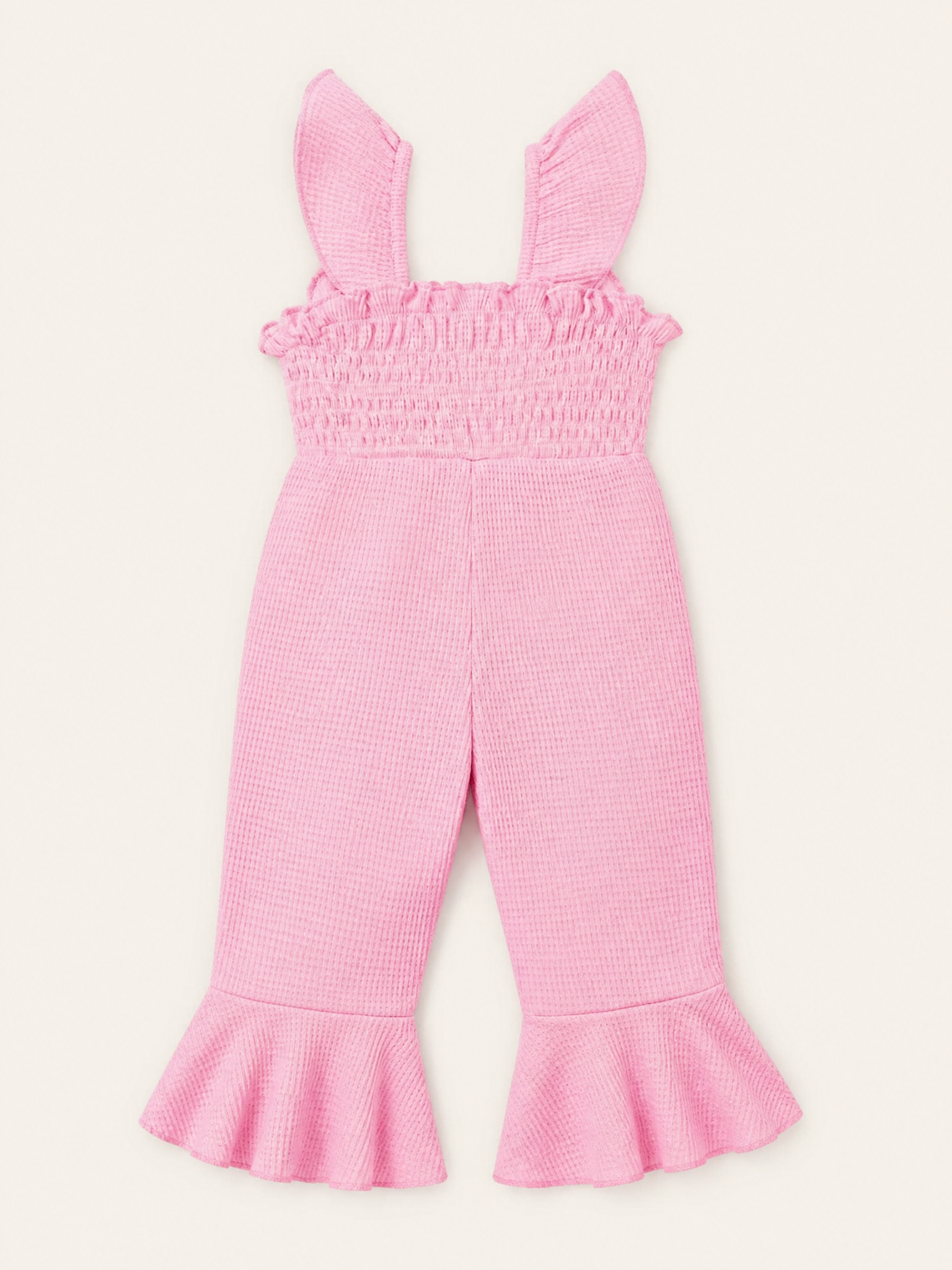 Baby & Toddler Floral Smocked Ruffle Jumpsuit