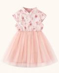 Baby Floral Cap Sleeve Tulle Dress