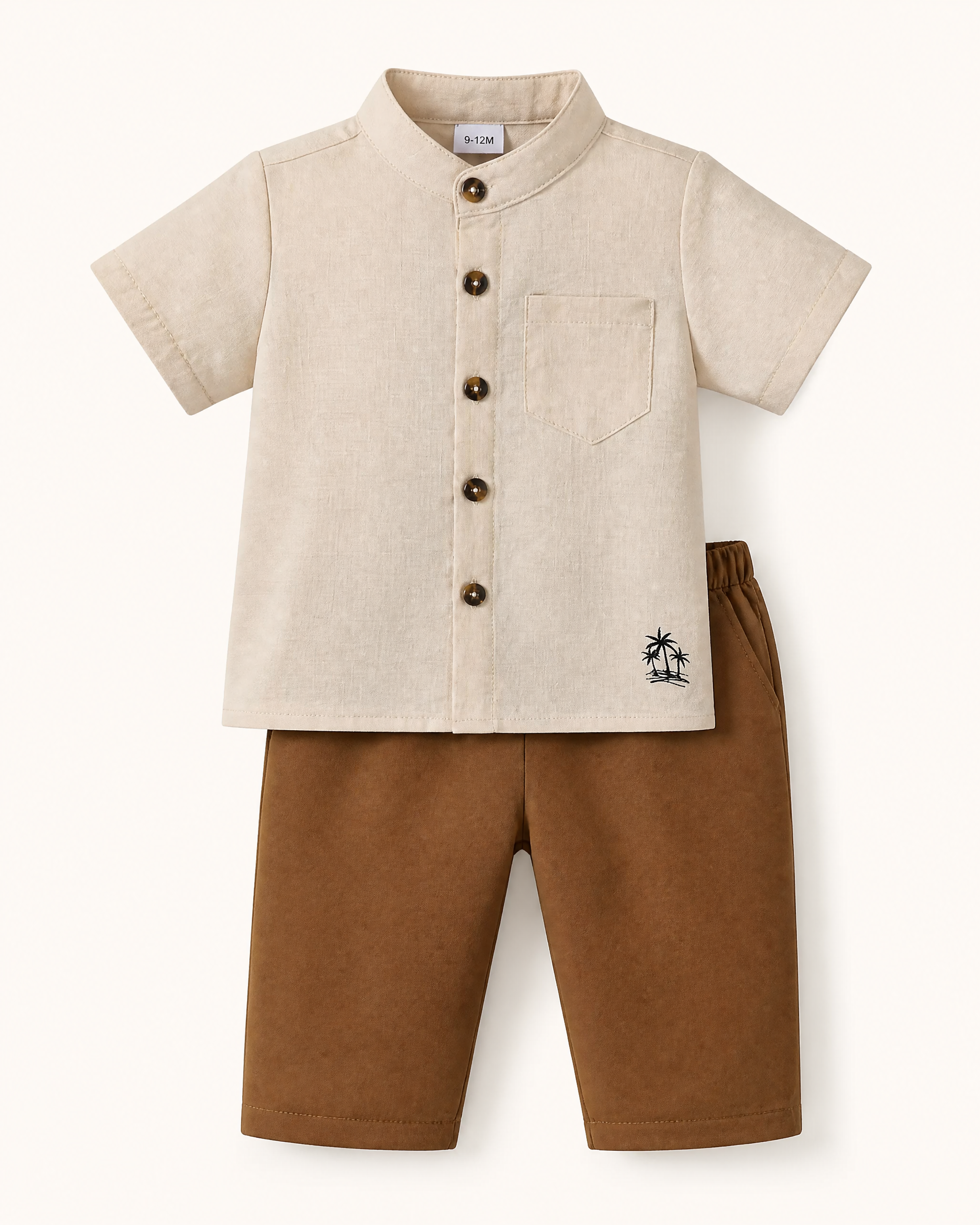 Baby & Toddler Button-Up Shirt and Pants Set