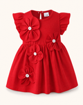 Baby Flower Ruffle Sleeve Dress