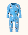 Over the Moon Zipper Bamboo Onesie