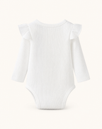Baby Little Bee Corduroy Dress, Bodysuit & Bow Headband Set