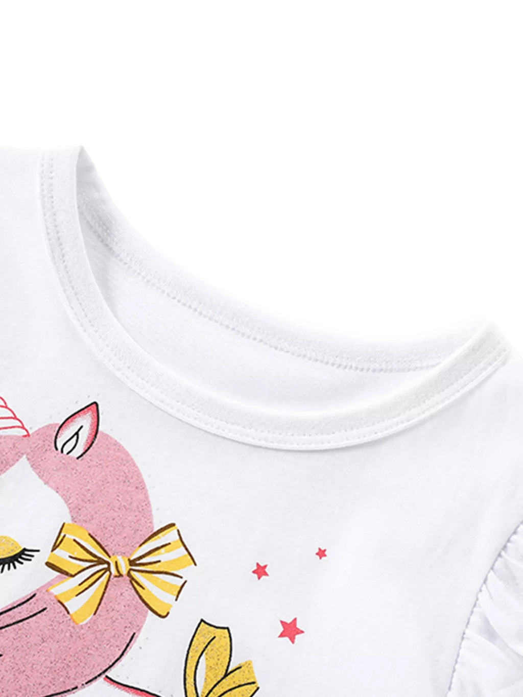 Unicorn Print Rainbow Tulle Dress