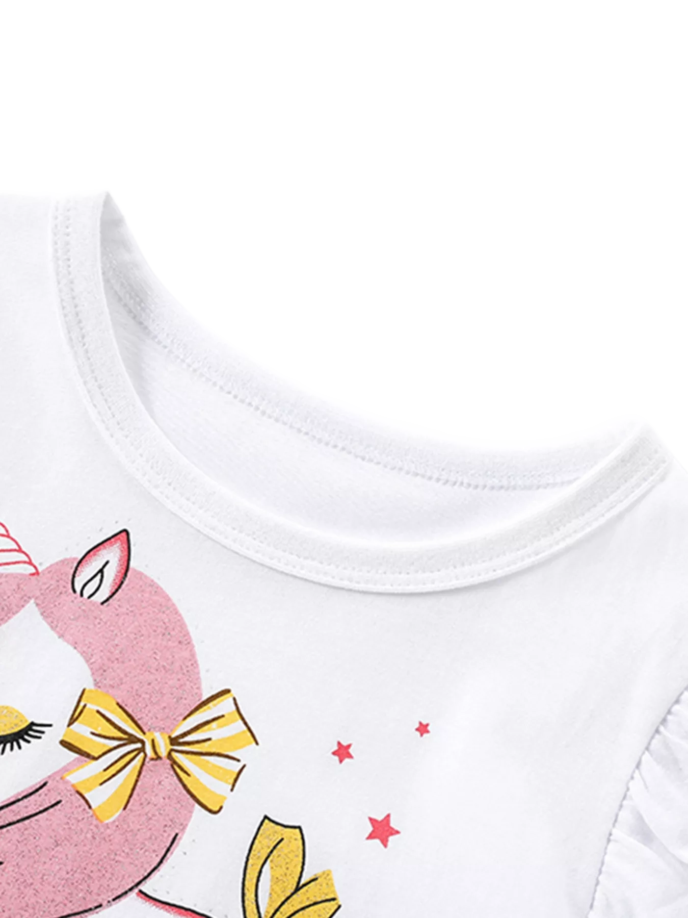 Unicorn Print Rainbow Tulle Dress