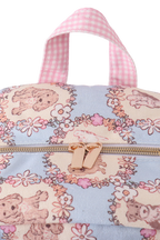 Pink Puppy Embroidered Kids’ Backpack