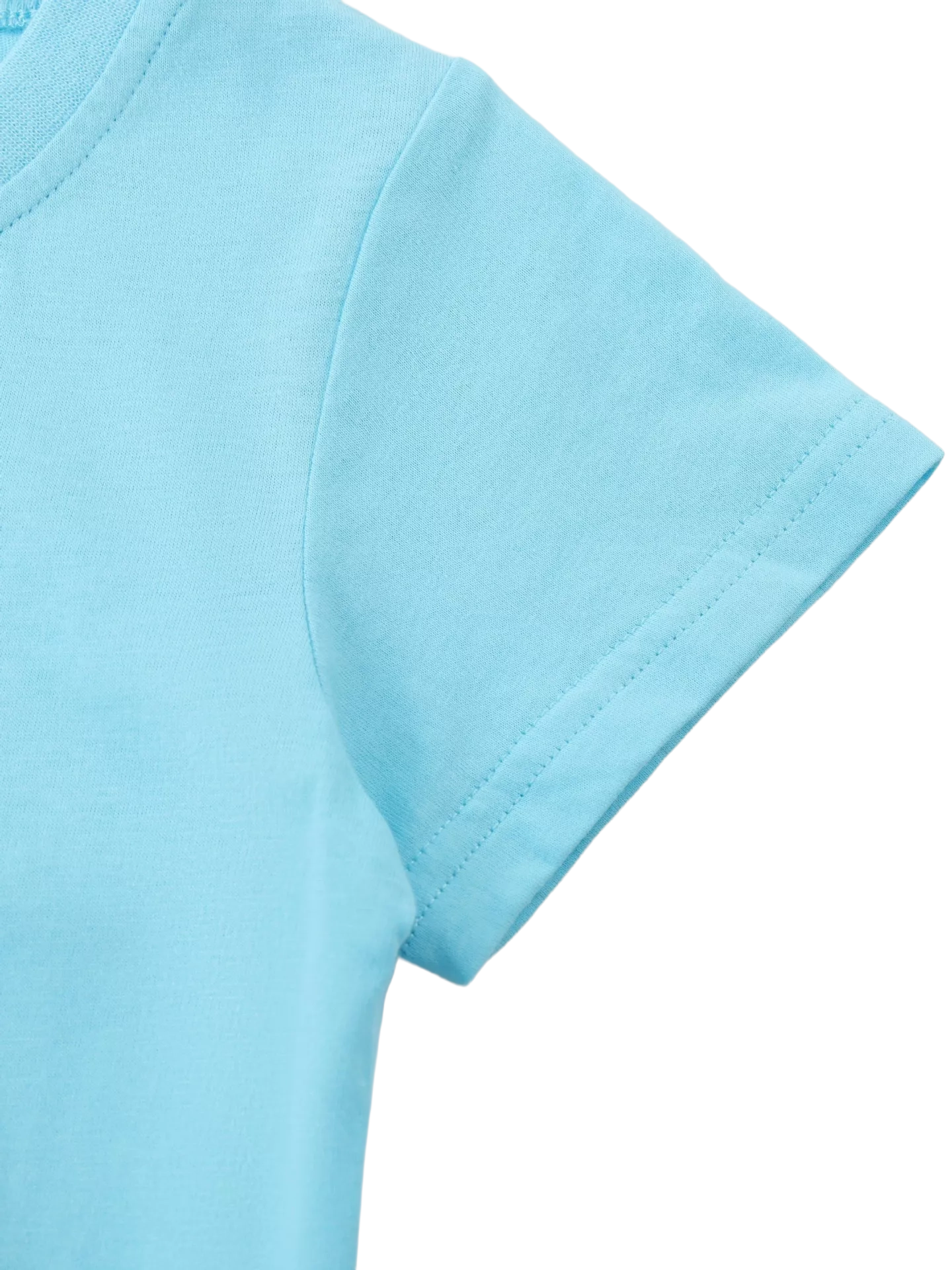 Fairy and Flower Embroidered Short Sleeve T-Shirt