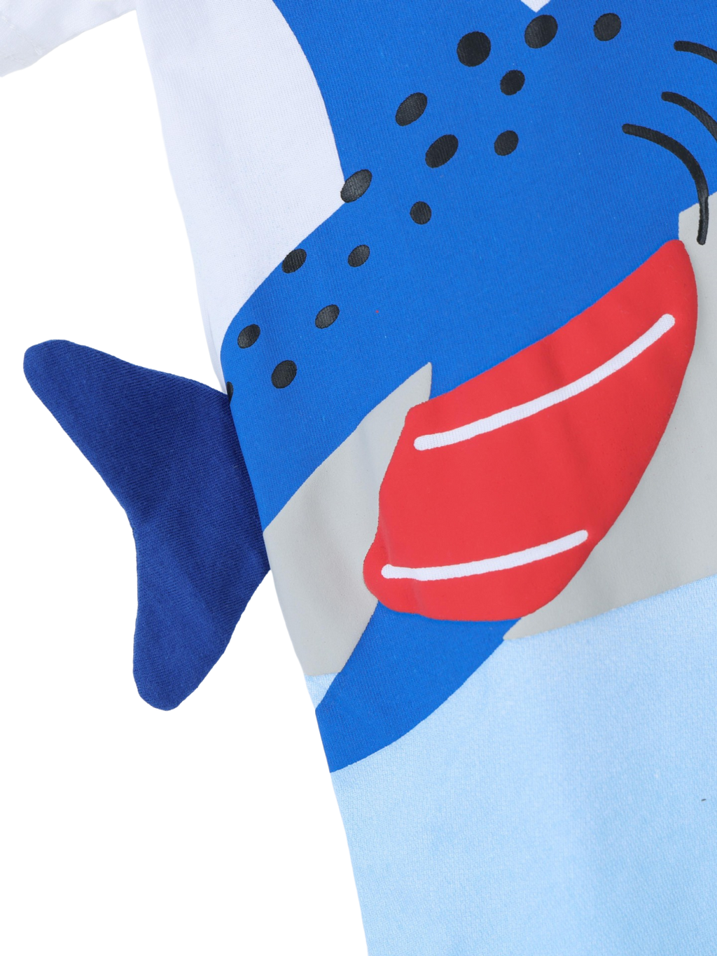 Shark Graphic Round Neck T-Shirt