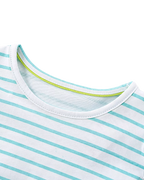 Kids Striped Unicorn Embroidered Tulle Dress