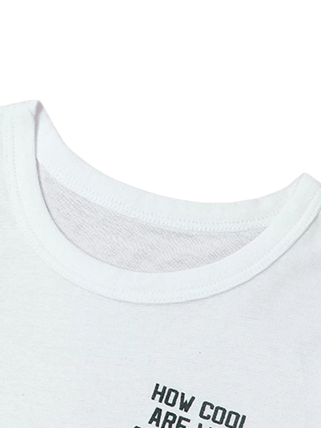 Cartoon Animal Graphic Round Neck T-Shirt