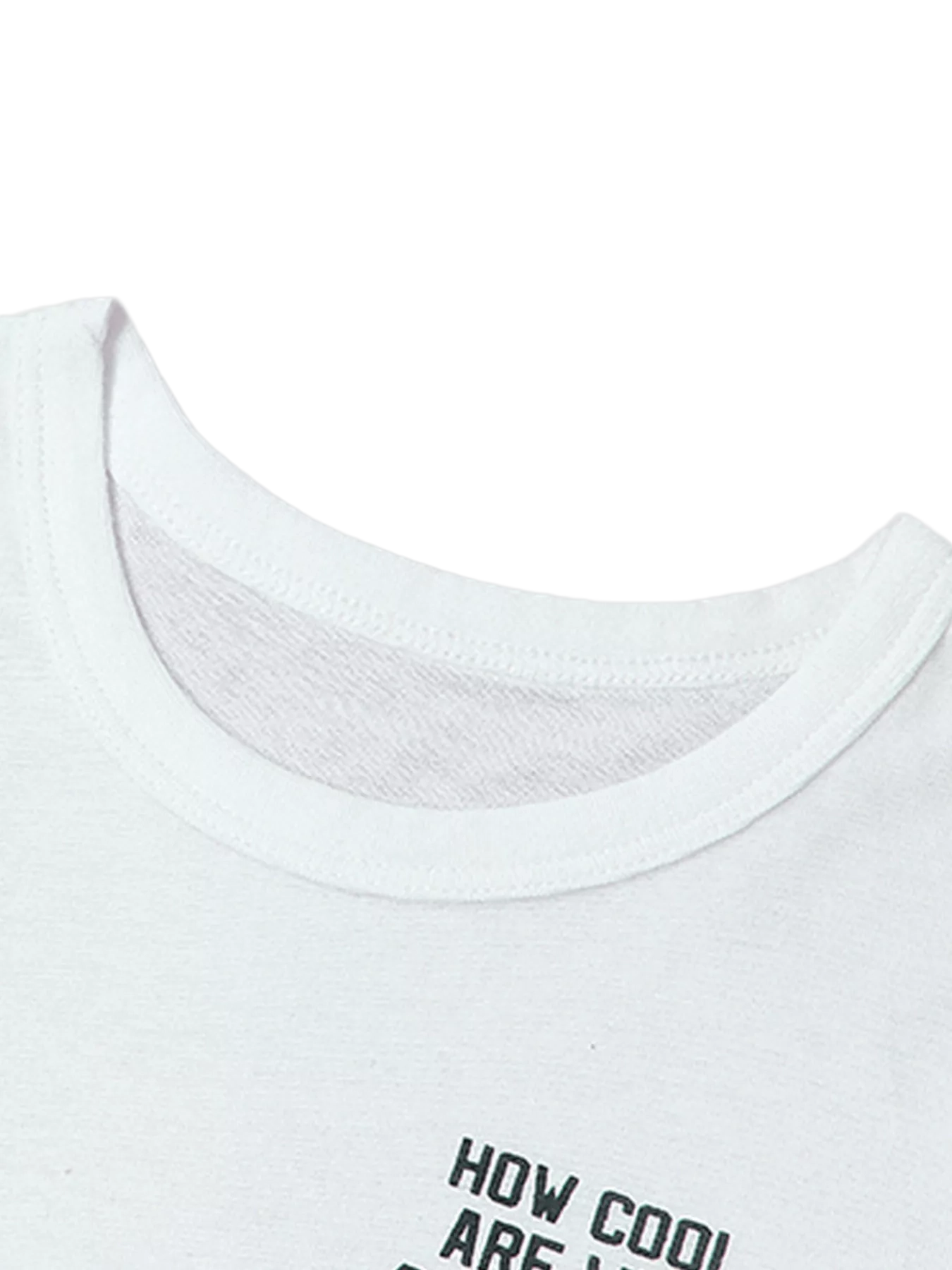 Cartoon Animal Graphic Round Neck T-Shirt