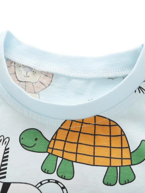 Animal Print Short Sleeve Tee
