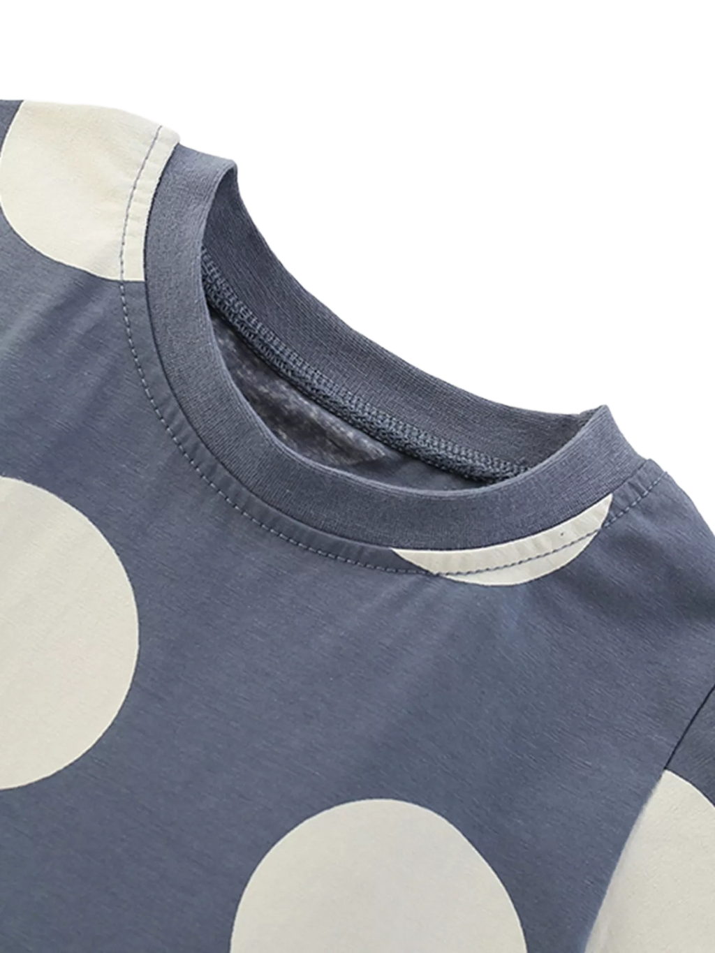 Cute Cartoon Applique Polka Dot Dress