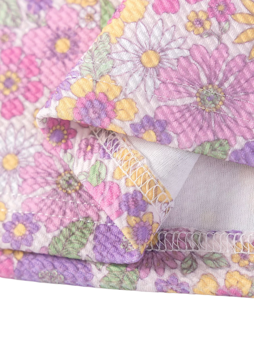 Floral Smocked Peter Pan Collar Dress
