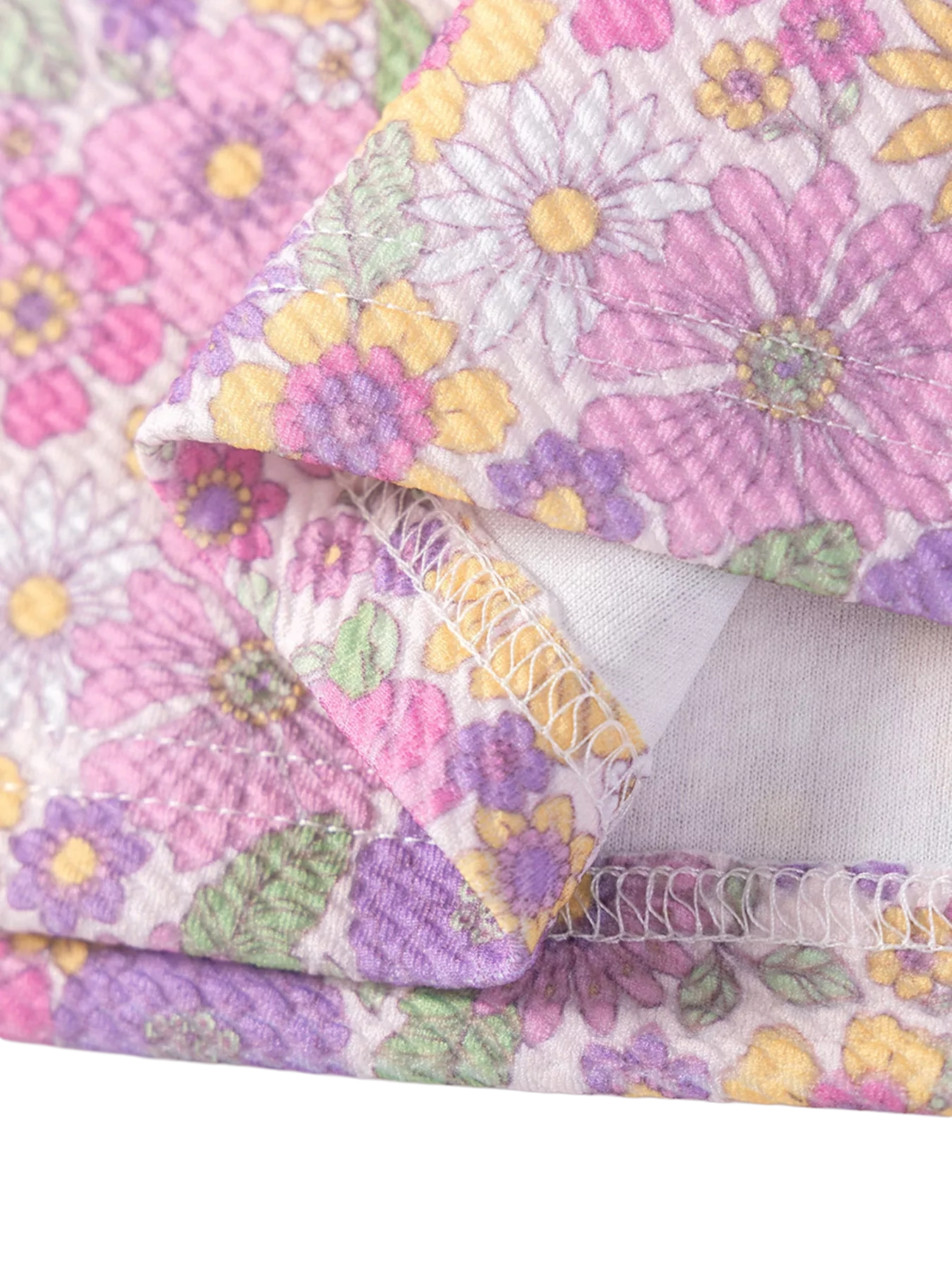 Floral Smocked Peter Pan Collar Dress