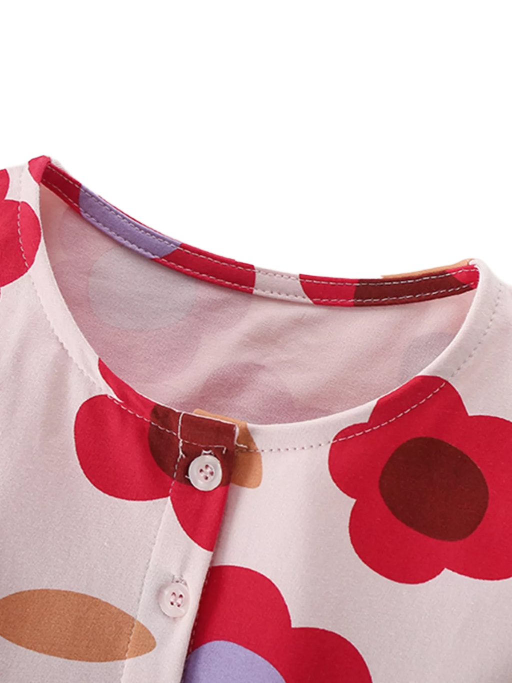 Floral Print Short Sleeve Dress