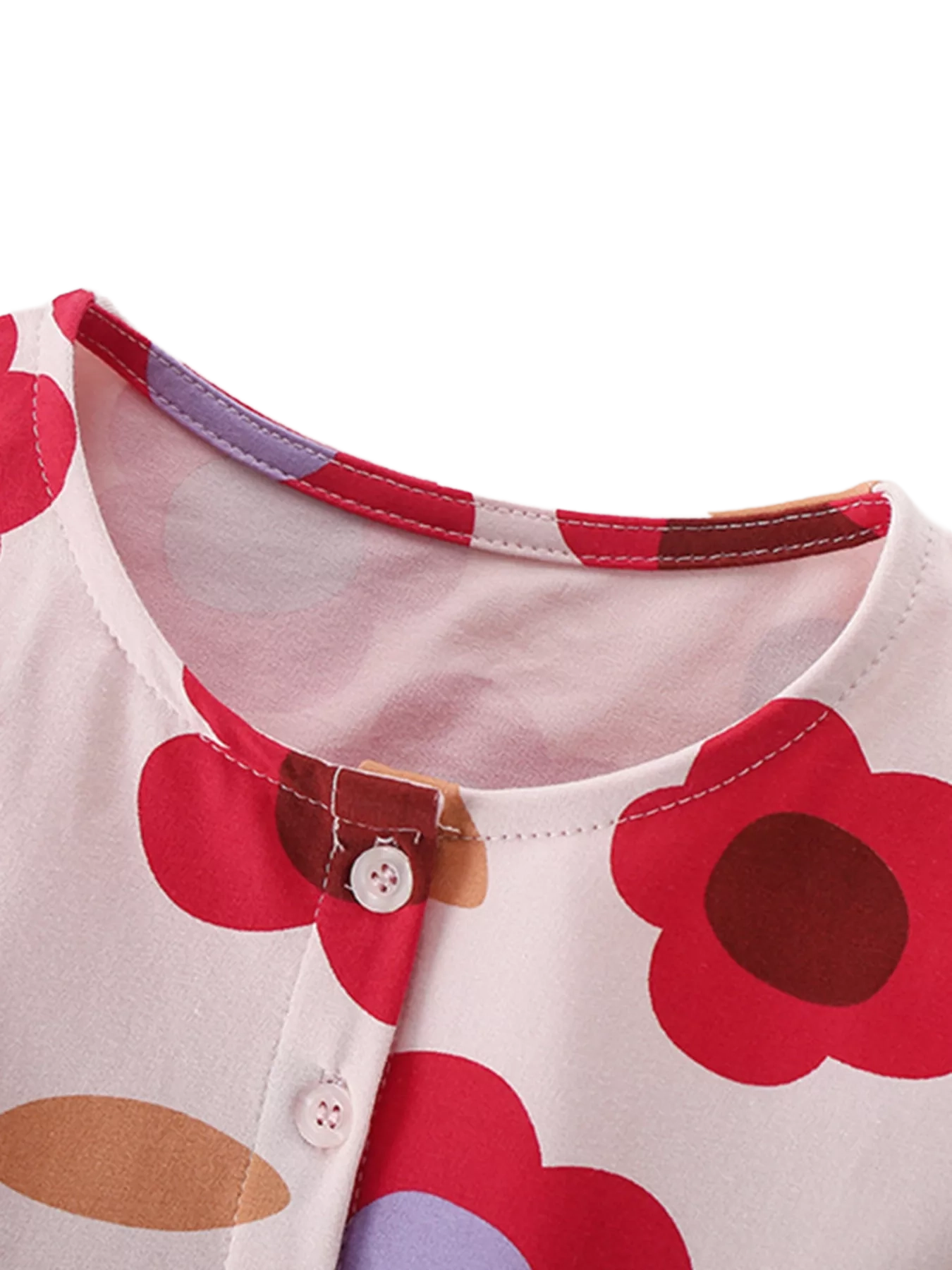 Floral Print Short Sleeve Dress