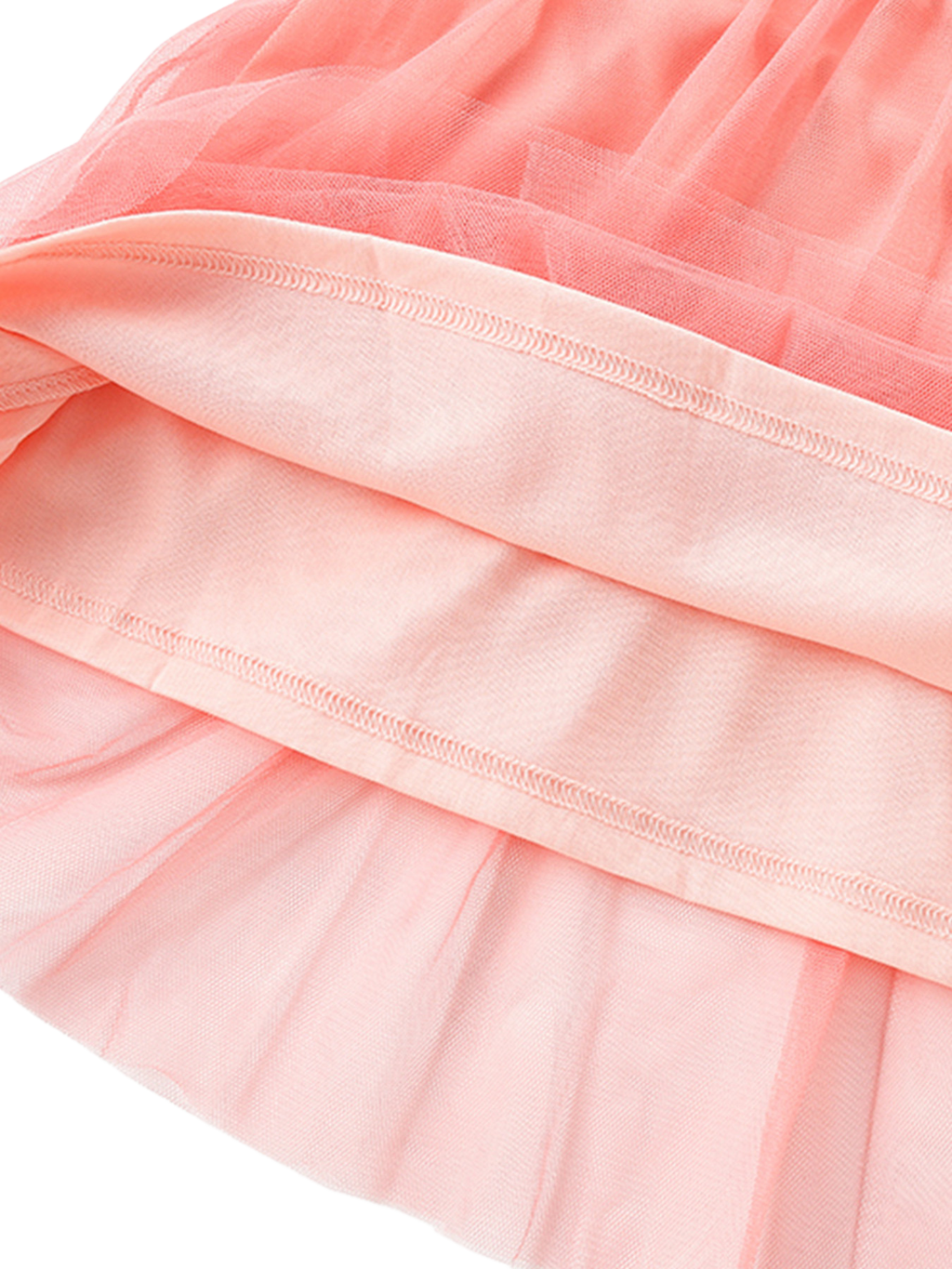 Butterfly Embroidered Tulle Layered Dress