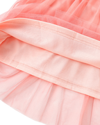 Butterfly Embroidered Tulle Layered Dress