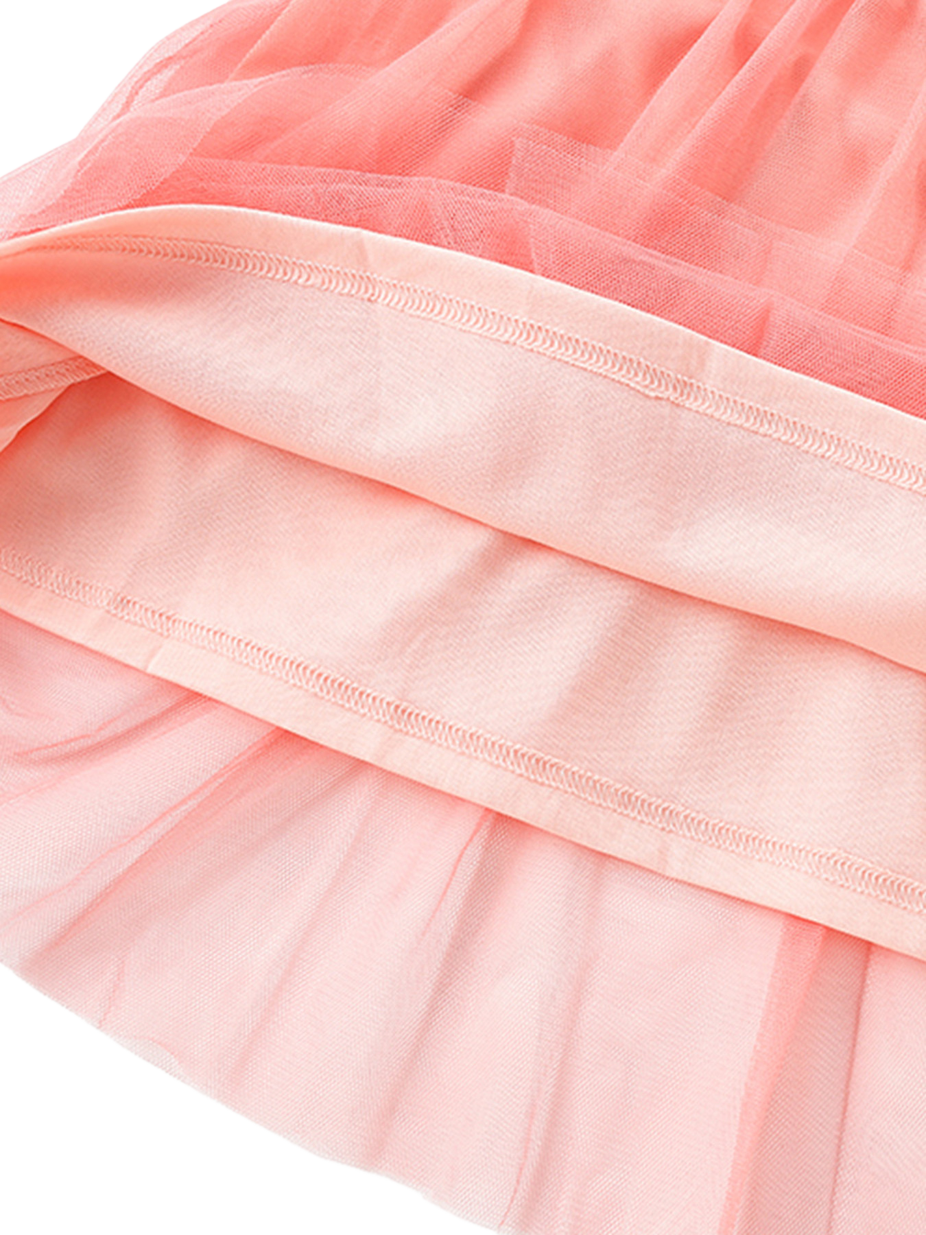 Butterfly Embroidered Tulle Layered Dress