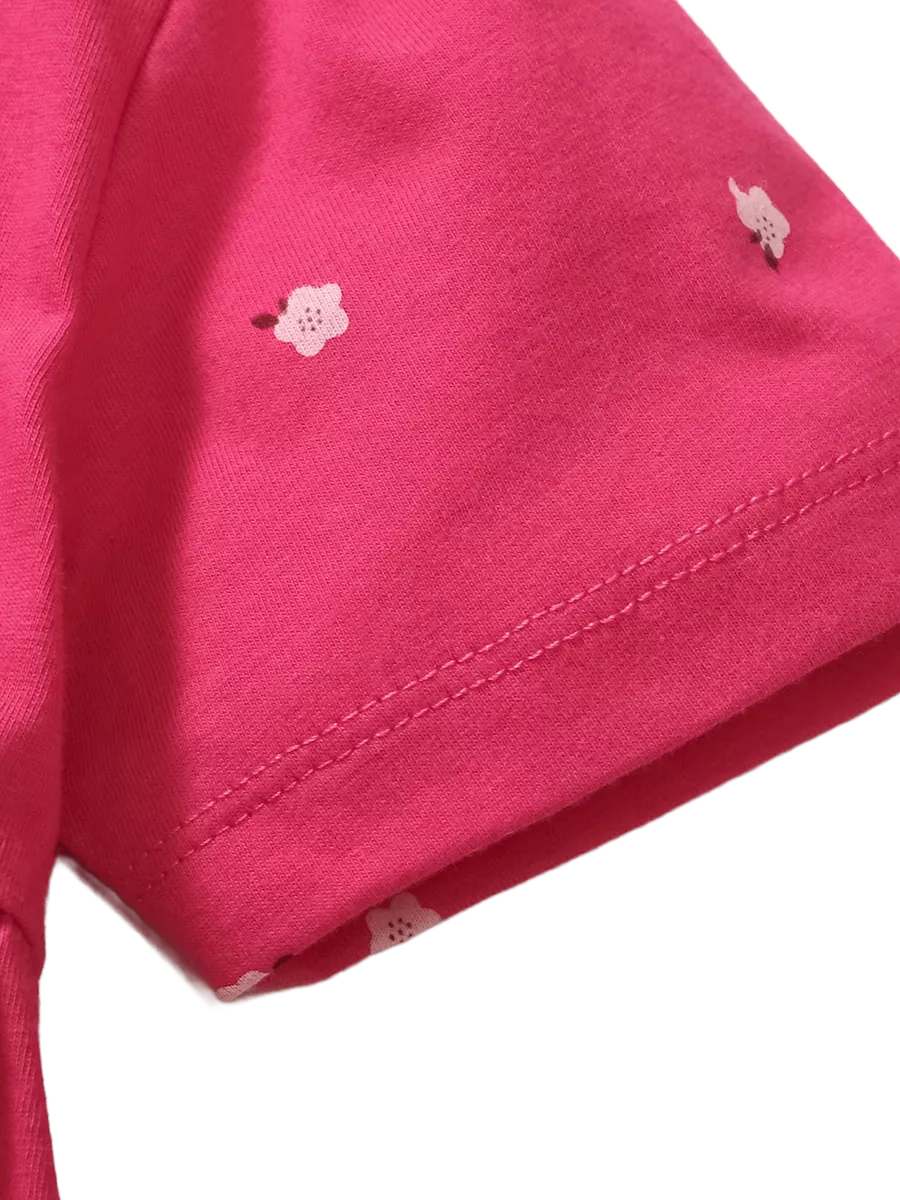 Unicorn Polka Dot Round Neck Dress