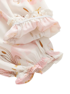 Kids Bunny Print Loose Fit Pants with Pockets