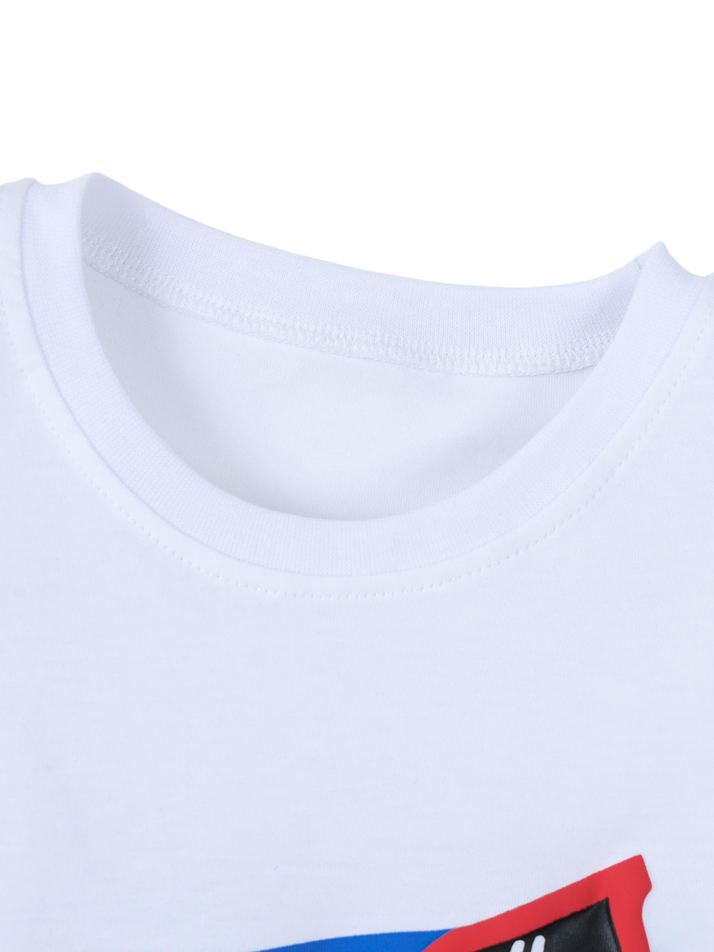 Shark Graphic Round Neck T-Shirt