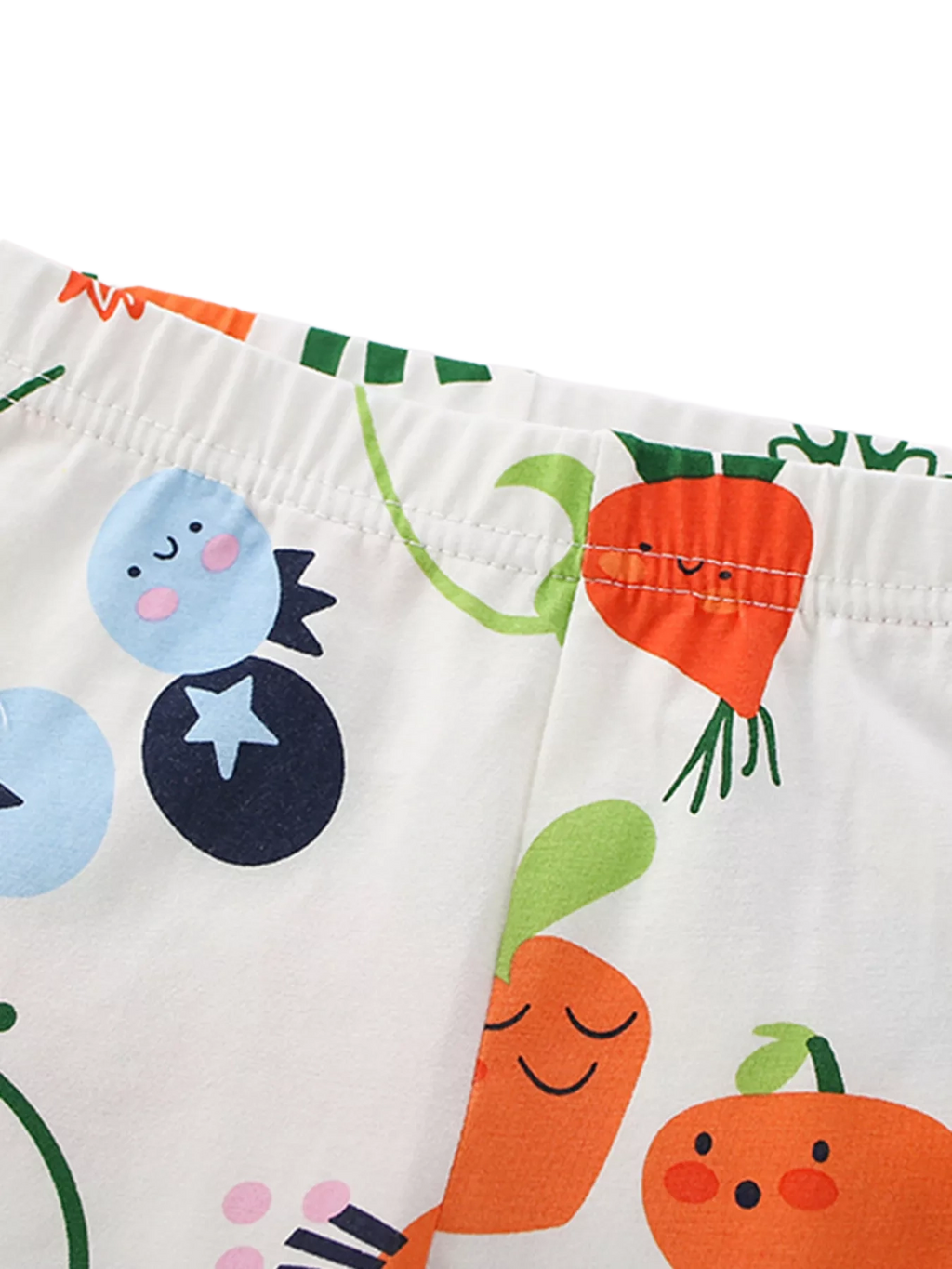 Cartoon Fruit Tee and Shorts Set