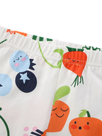 Baby Cartoon Fruit Cotton T-Shirt & Shorts Set