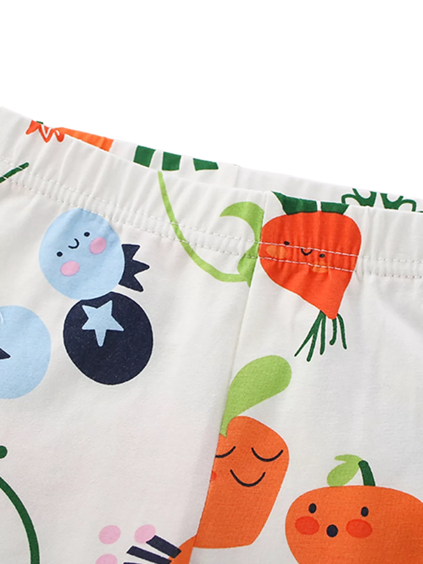 Cartoon Fruit Tee and Shorts Set