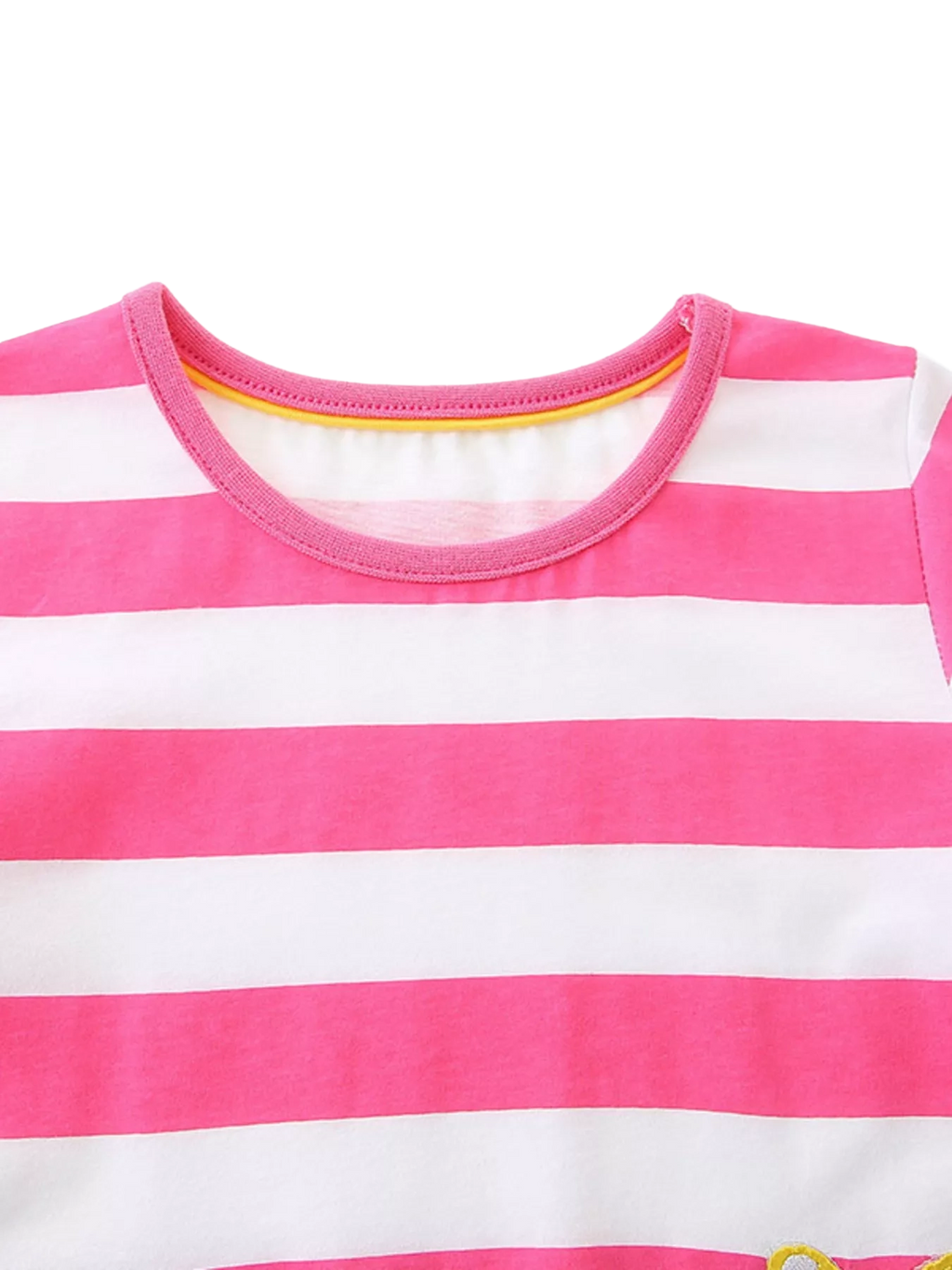 Leopard Striped Short Sleeve Dress