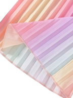 Kids Rainbow Pleated Cami Top & Wide-Leg Pants Set