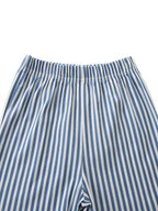 Kids Sailboat Graphic Tee and Striped Shorts Set