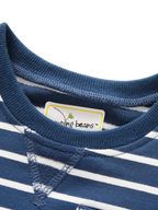 Kids Striped T-Shirt and Dinosaur Print Shorts Set