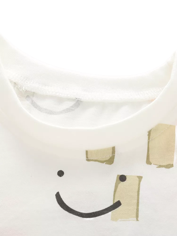 Smiley Sun Print T-Shirt