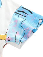 Kids Dinosaur Print Round Neck T-Shirt