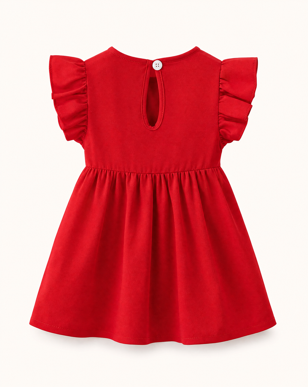Baby Flower Ruffle Sleeve Dress