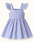 Baby Striped Watermelon Ruffle Sleeve Dress