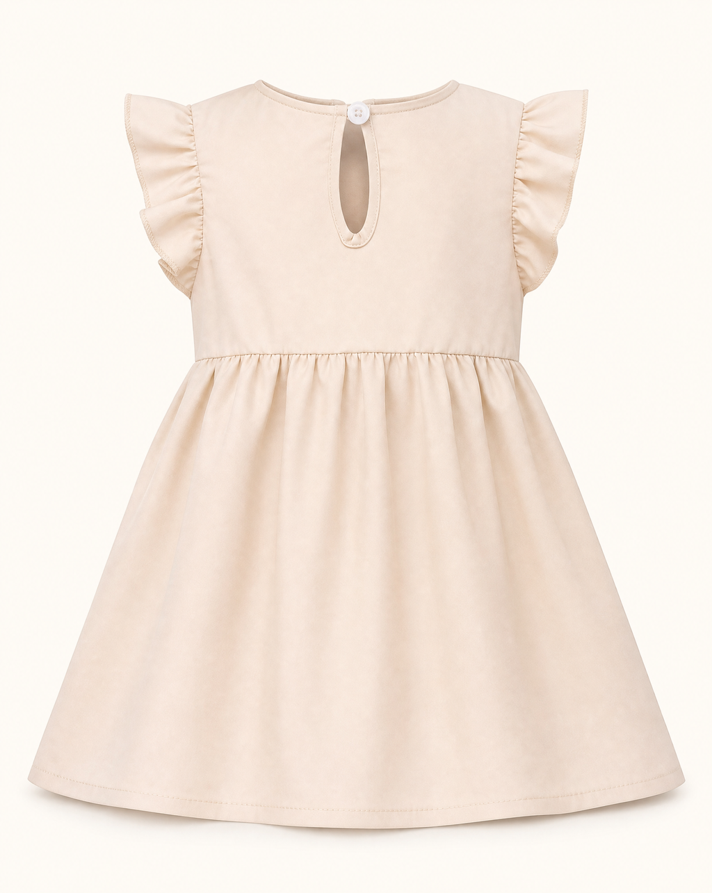 Baby Flower Ruffle Sleeve Dress