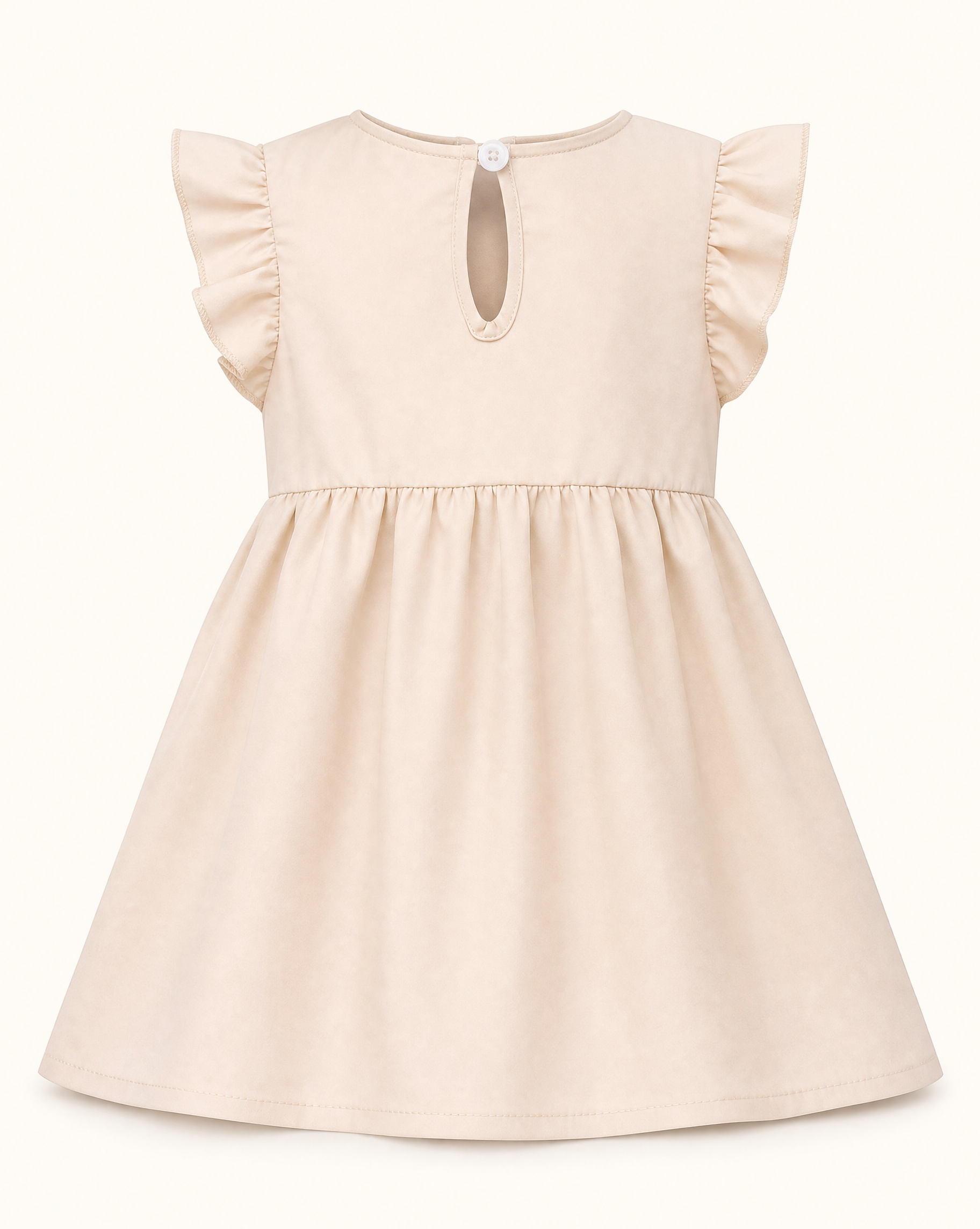 Baby Flower Ruffle Sleeve Dress