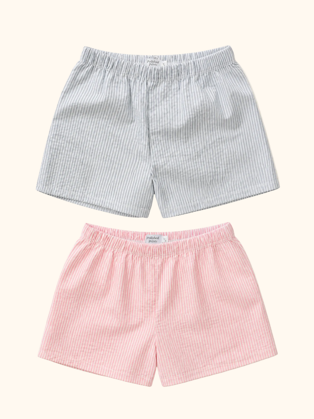 Striped Pull-On Kids Shorts
