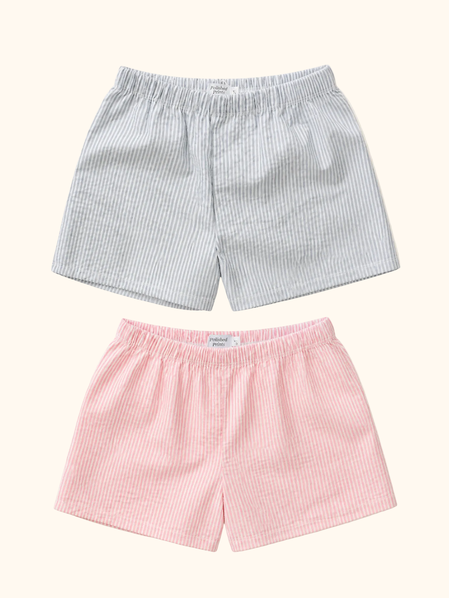 Striped Pull-On Kids Shorts