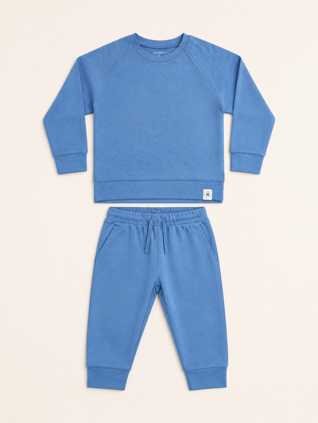 Crew Neck Jogger Set - Sailor Blue