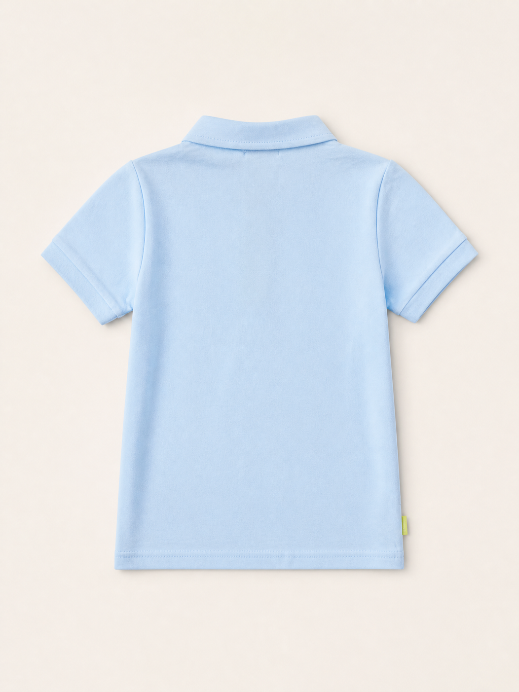 Kids Blue Tractor Embroidered Polo Shirt