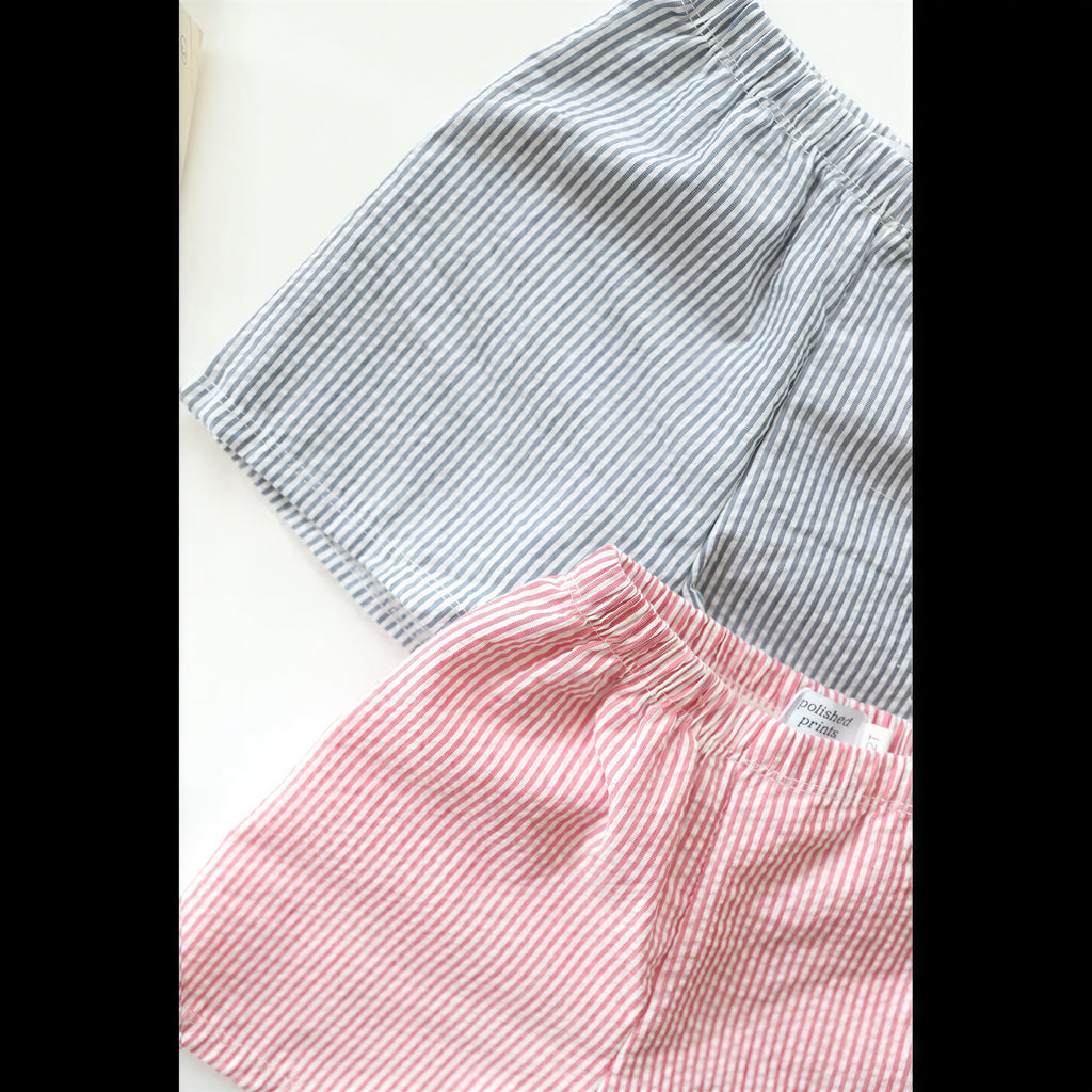 Striped Pull-On Kids Shorts