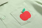 Sage Green Apple Polo Golf Shirt